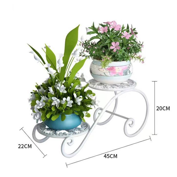 プランター台　鉢置き　アイアンフラワースタンド　ガーデニング雑貨　インテリア　室内植物置き　植木鉢スタンド　飾り台 ガーデニング　屋外 鉢植え 花 植物 | ブランド登録なし | 04