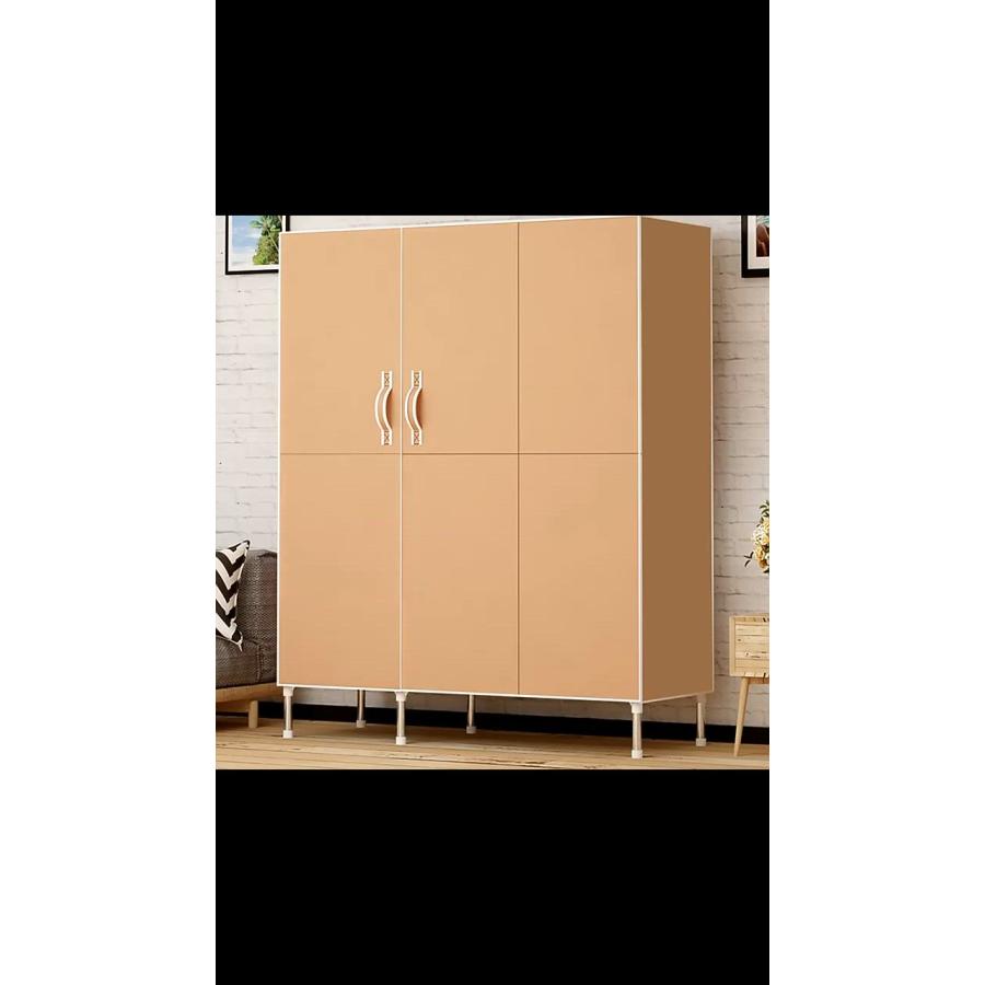 ワードローブ クローゼット マグネット開閉式 カバー付き 磁気吸着 扉付き 大容量 衣類収納ラック おしゃれ 通気性 不織布 防水 防塵 防汚 簡単組立式 収納棚 | ブランド登録なし | 12