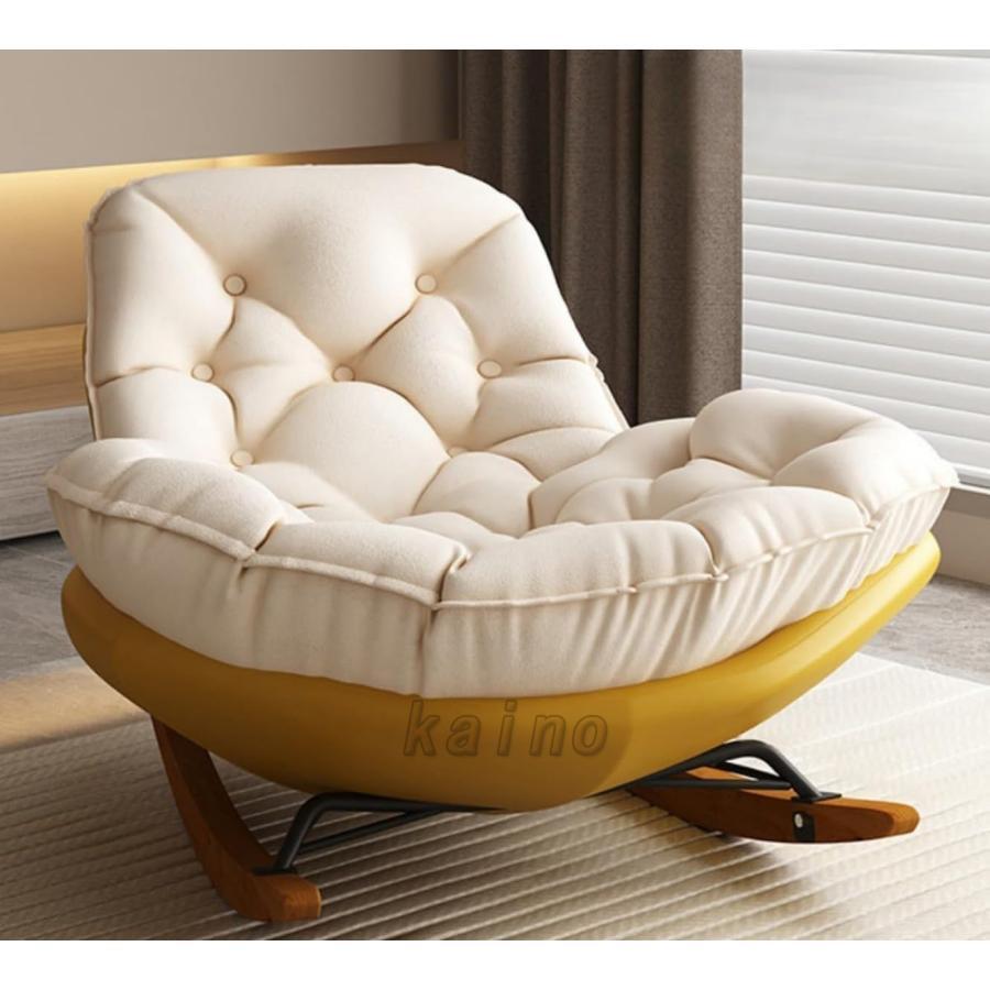 ロッキングチェア 和式シングルロッキングチェア、 おしゃれ 北欧 椅子 ゆったり 揺れる椅子 リラックスチェア ラウンジチェア リビング用 揺り椅子 丈夫 一人掛 |  | 01