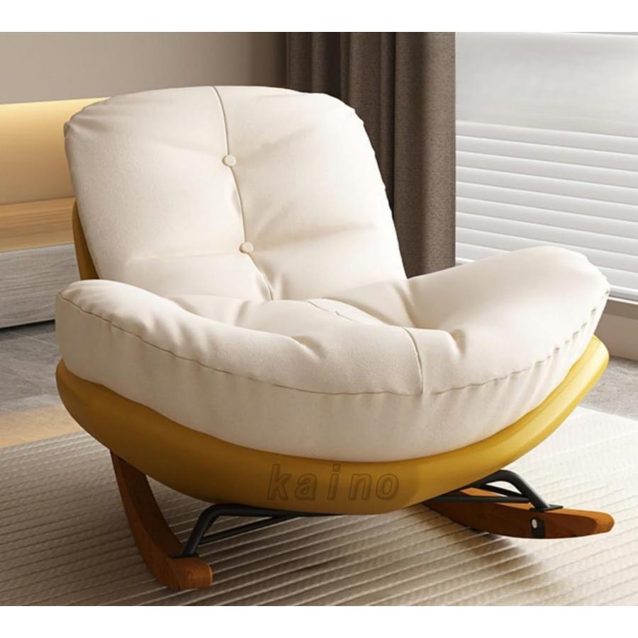 ロッキングチェア 和式シングルロッキングチェア、 おしゃれ 北欧 椅子 ゆったり 揺れる椅子 リラックスチェア ラウンジチェア リビング用 揺り椅子 丈夫 一人掛 |  | 04