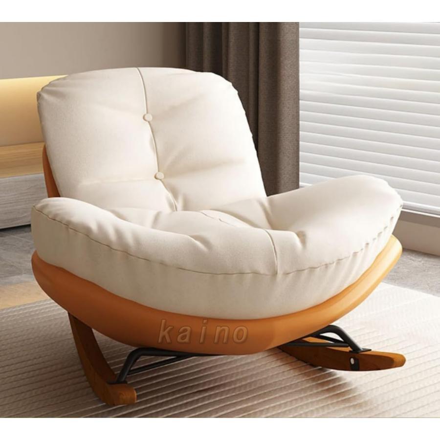 ロッキングチェア 和式シングルロッキングチェア、 おしゃれ 北欧 椅子 ゆったり 揺れる椅子 リラックスチェア ラウンジチェア リビング用 揺り椅子 丈夫 一人掛 |  | 05
