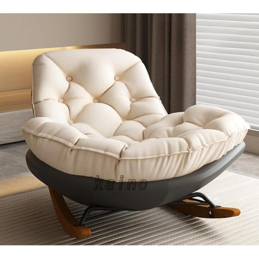 ロッキングチェア 和式シングルロッキングチェア、 おしゃれ 北欧 椅子 ゆったり 揺れる椅子 リラックスチェア ラウンジチェア リビング用 揺り椅子 丈夫 一人掛 |  | 08