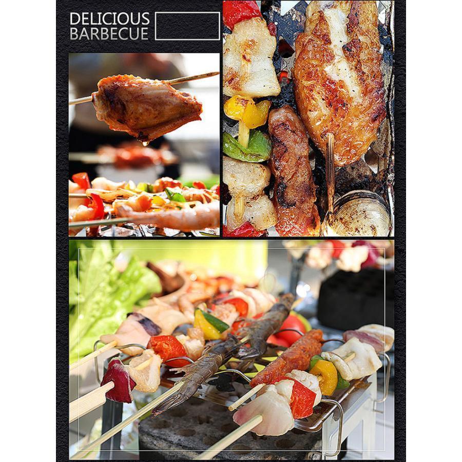 BBQコンロ 焼き鳥焼き器 家庭用焼肉 プレート 小型 バーベキューコンロ キャンプ 卓上型網焼き 串焼き プレート焼き 家庭用 アウトドア コンロ ホットプレート | ブランド登録なし | 10