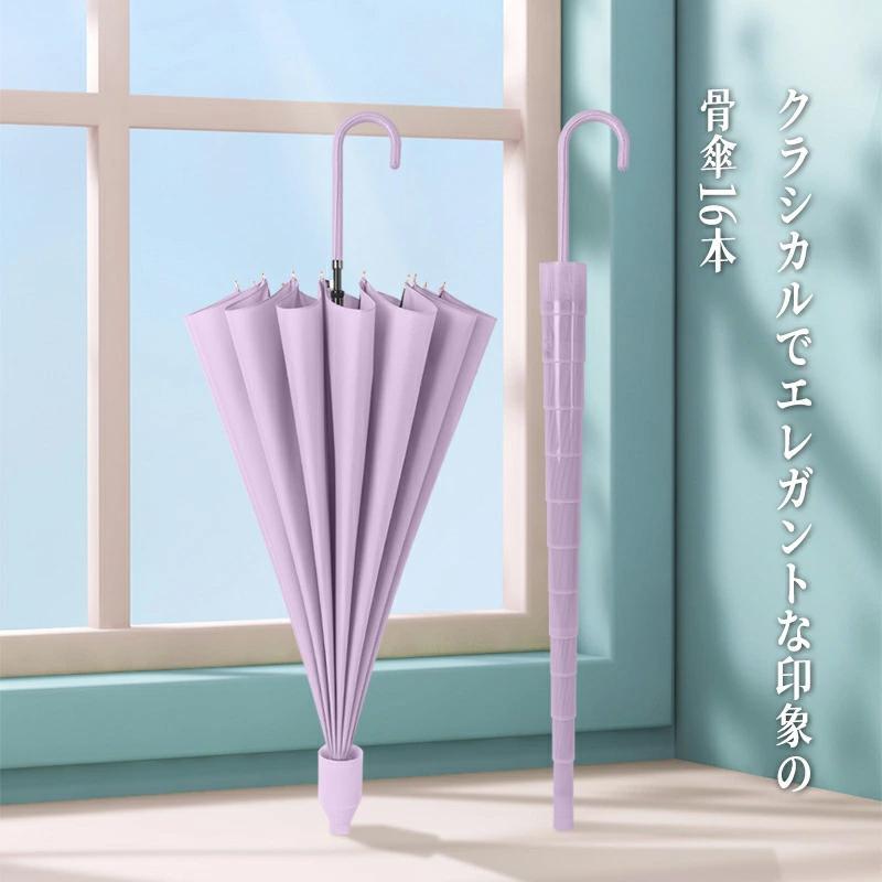 スライドカバー付き傘 かさ 濡れない傘 レディース メンズ 16本骨雨傘 長傘 大きめ 軽量 ぬれないんブレラ 傘ケース 通勤通学 スライドカバー 長傘 便利 梅雨 |  | 01