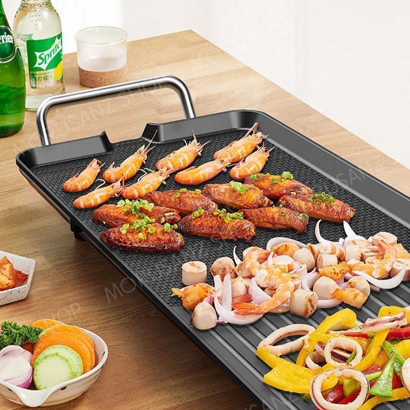 焼肉プレート 無煙 電気 ホットプレート グリルプレート波型プレート 温度調節可能 家庭用 卓上調理器 家庭用 お手入れ簡単 煙が出ない調理 1400W | ブランド登録なし | 14