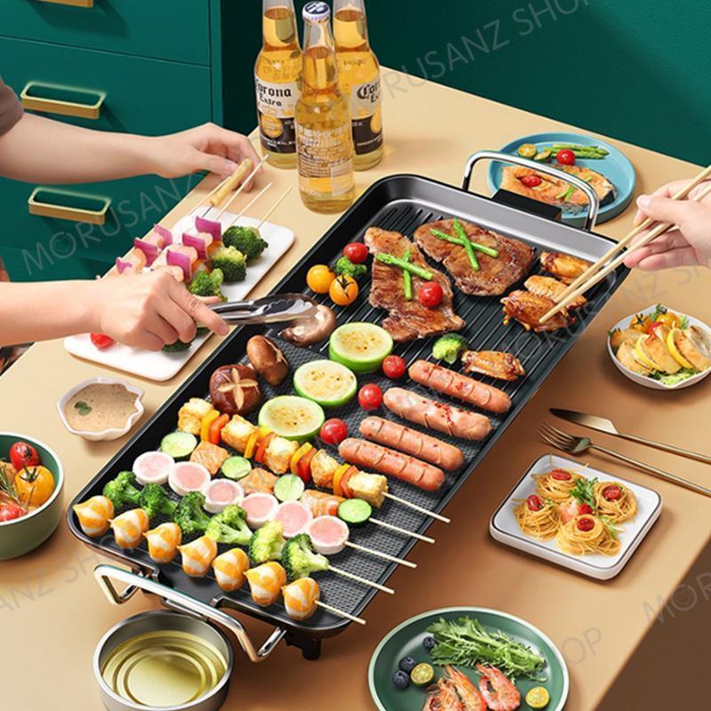 焼肉プレート 無煙 電気 ホットプレート グリルプレート波型プレート 温度調節可能 家庭用 卓上調理器 家庭用 お手入れ簡単 煙が出ない調理 1400W | ブランド登録なし | 15