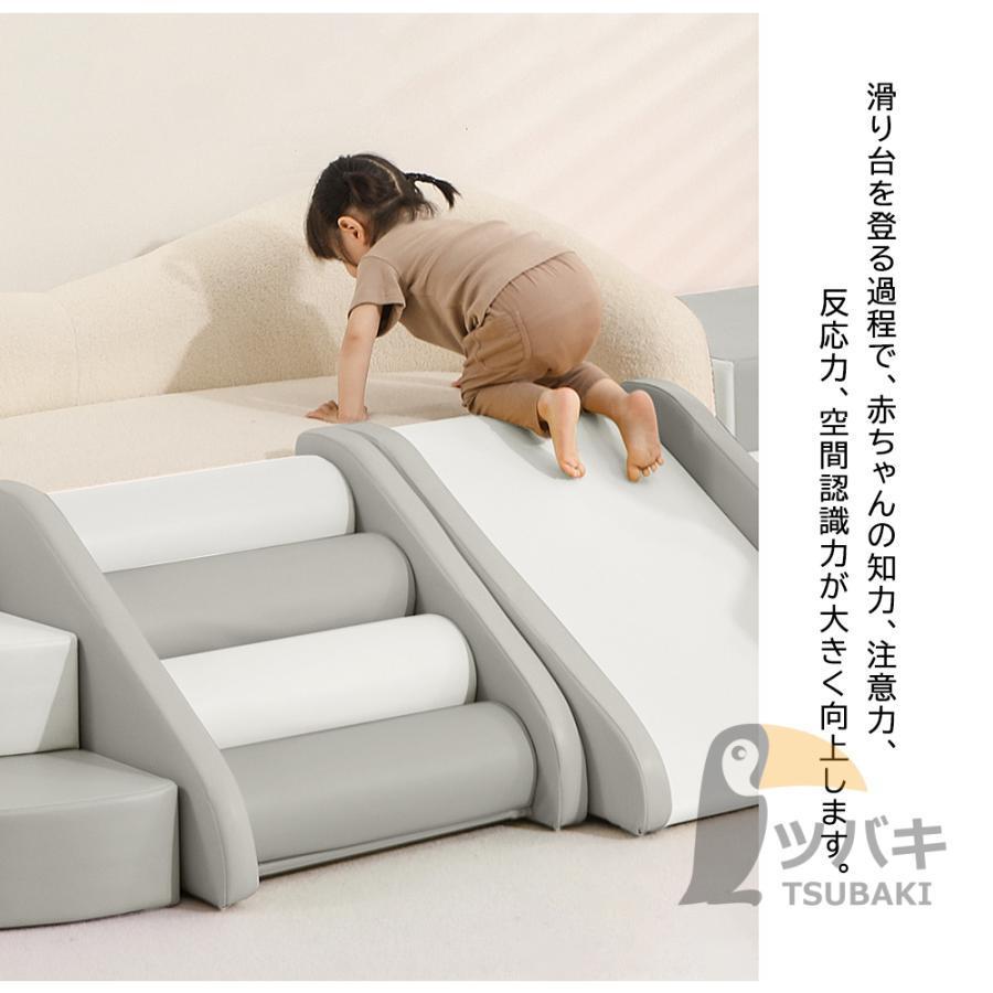 ソフトブロック プレイマット 自由に組み合わせ 滑り台 クッション アスレチック おもちゃ 玩具 大型遊具 室内遊具 キッズコーナー 子供 幼児 保育園 保育用品 | ブランド登録なし | 08