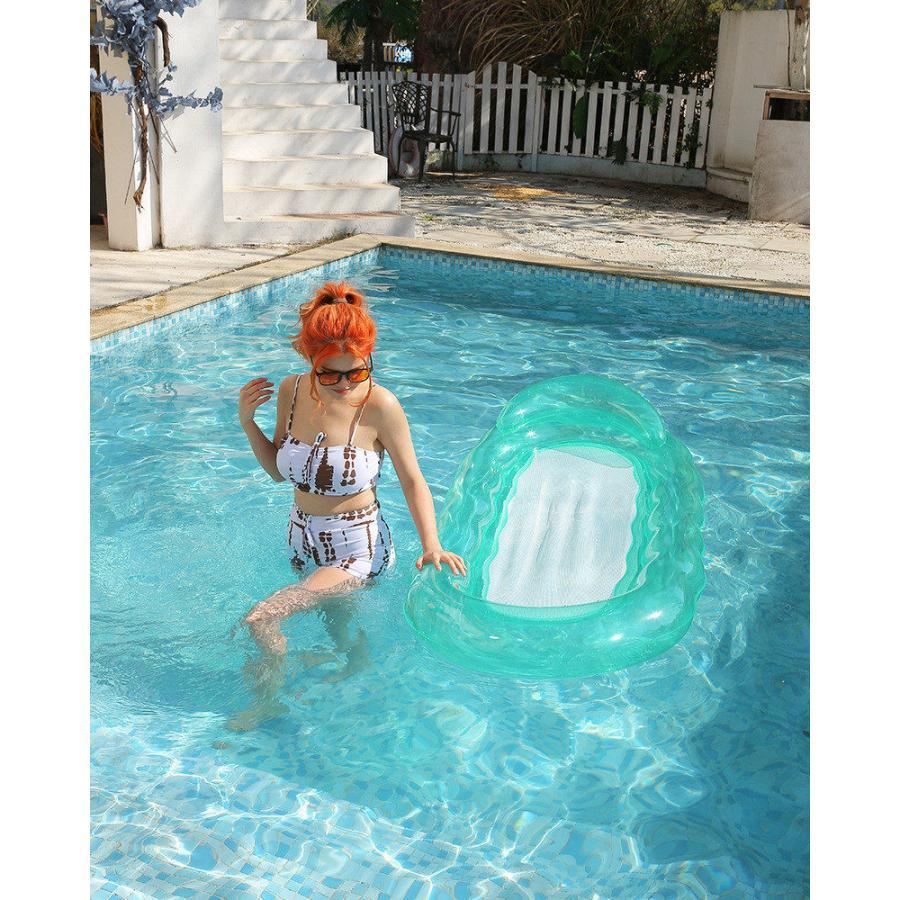 浮輪 フロート 大人用 ハンモック ウォーターフロート 浮き輪 マット フロートボート 背もたれ付 一部即納 ソファー ビーチ プール 水遊び 海 夏対策 | ブランド登録なし | 06