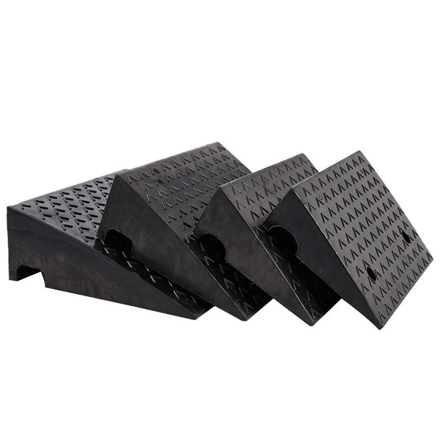 ゴム製 段差スロープ 転倒防止 段差プレート 高さ3-20cmカースロープ 段差スロープ プレート 摩擦増加 駐車場 車椅子 自転車 ブリッジ オートバイ スクーター用 | ブランド登録なし