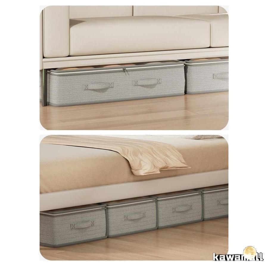 ベッド下 布団ケース ベッド下用収納袋 2個セット ソフトボックス 毛布ケース 布団収納袋 ベッド下収納ケース ファスナー ソファ下用 収納BOX 収 |  | 13