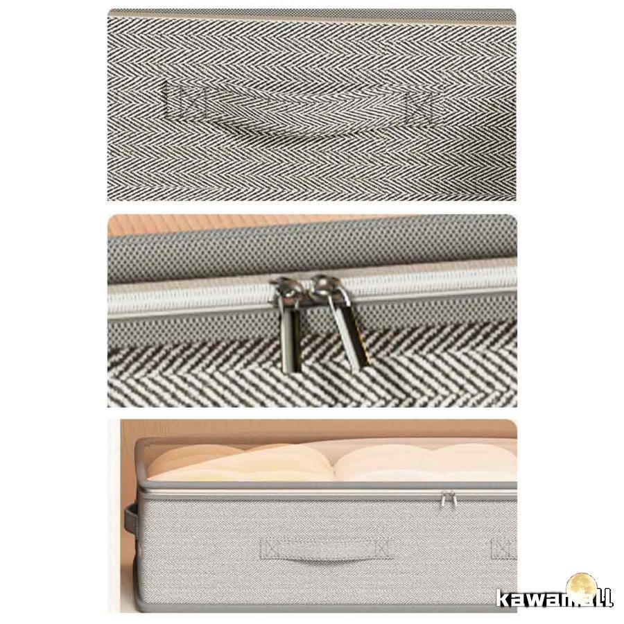 ベッド下 布団ケース ベッド下用収納袋 2個セット ソフトボックス 毛布ケース 布団収納袋 ベッド下収納ケース ファスナー ソファ下用 収納BOX 収 |  | 15