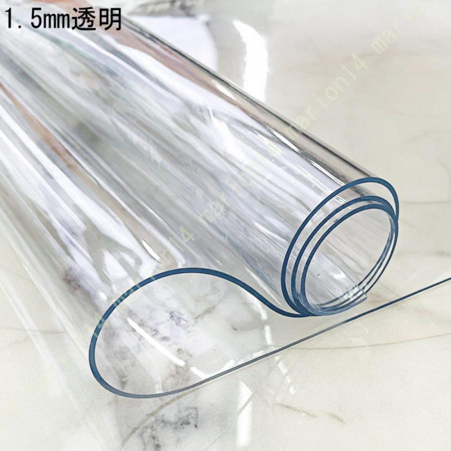 透明 ビニールマット テーブルクロス 撥水 滑り止め テーブルカバー 防水 布 テーブルマット おしゃれ 家庭用カフェテーブルクロス 北欧 正方形 PVC製 綿 | ブランド登録なし | 05