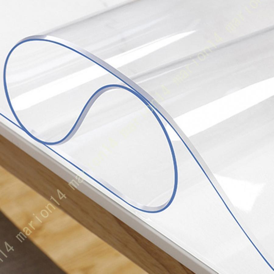 透明 ビニールマット テーブルクロス 撥水 滑り止め テーブルカバー 防水 布 テーブルマット おしゃれ 家庭用カフェテーブルクロス 北欧 正方形 PVC製 綿 | ブランド登録なし | 07