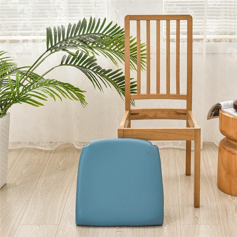 【２点で200円OFF.4点で500円OFF】爆買 即納 椅子カバー チェアカバー PUレザー 汚れ防止 傷防止 防水 取り外し 張り替え 洗濯可能 オフィス 座面 伸縮 フィット | ブランド登録なし | 15