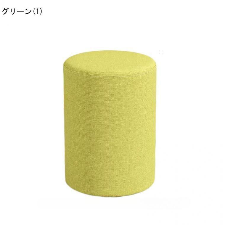 スツール チェア チェアー 椅子 イス いす おしゃれ 丸 円形 ラウンド シンプル 綿麻 北欧 背もたれなし 無地 肘なし ドレッサー シンプル 高さ40cm/35cm 玄関 | ブランド登録なし | 06