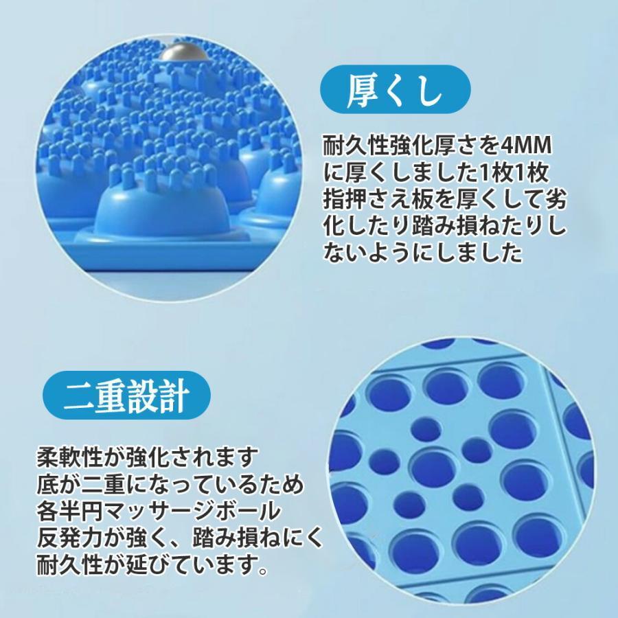 足ツボマット 足ツボ押し ダイエット 効果 八角形 9個磁石つき 足の
