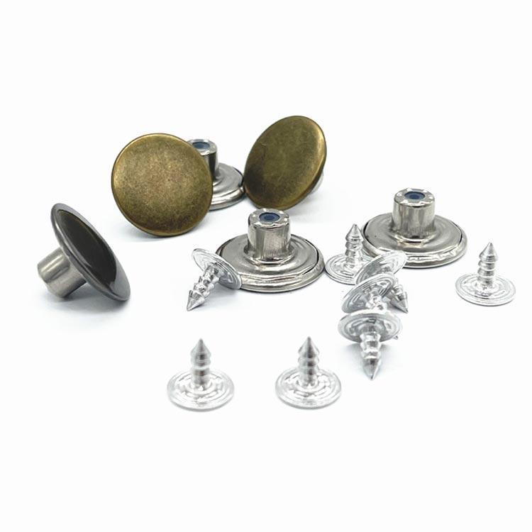 オーバーオール 吊りカン 金具 ジーンズ デニム 吊りカン 4個入り シルバー 銅色 ブラック タックボタン ジーンズ 移動カン サロペット 金具 サ |  | 02