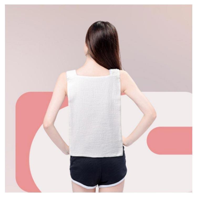 【2枚目は半額です】コットン 胸 汗染み対策 汗取りインナータオル 綿ガーゼワンタッチ汗取り 汗取りパッド 汗取りパット サッと抜ける 脱げる 汗取りパッド背中 | ブランド登録なし | 14