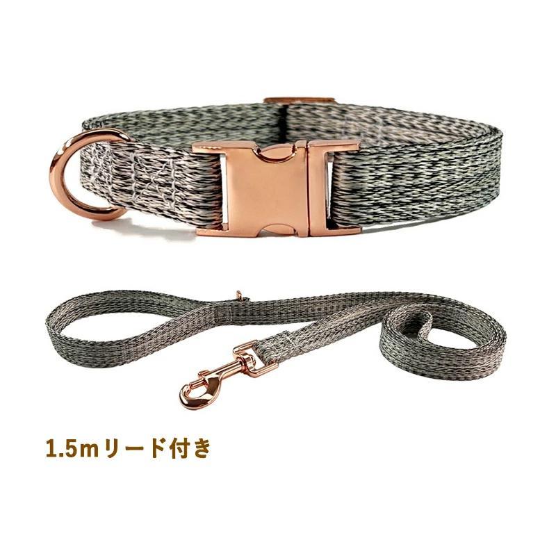 猫 犬 首輪 名入れ ふわふわ リードセット XS?L サイズ【送料無料】ネーム入り 迷子札 名札 電話番号入り ワンタッチ バックル 痛くない 首に優しい おしゃれ | ブランド登録なし | 09