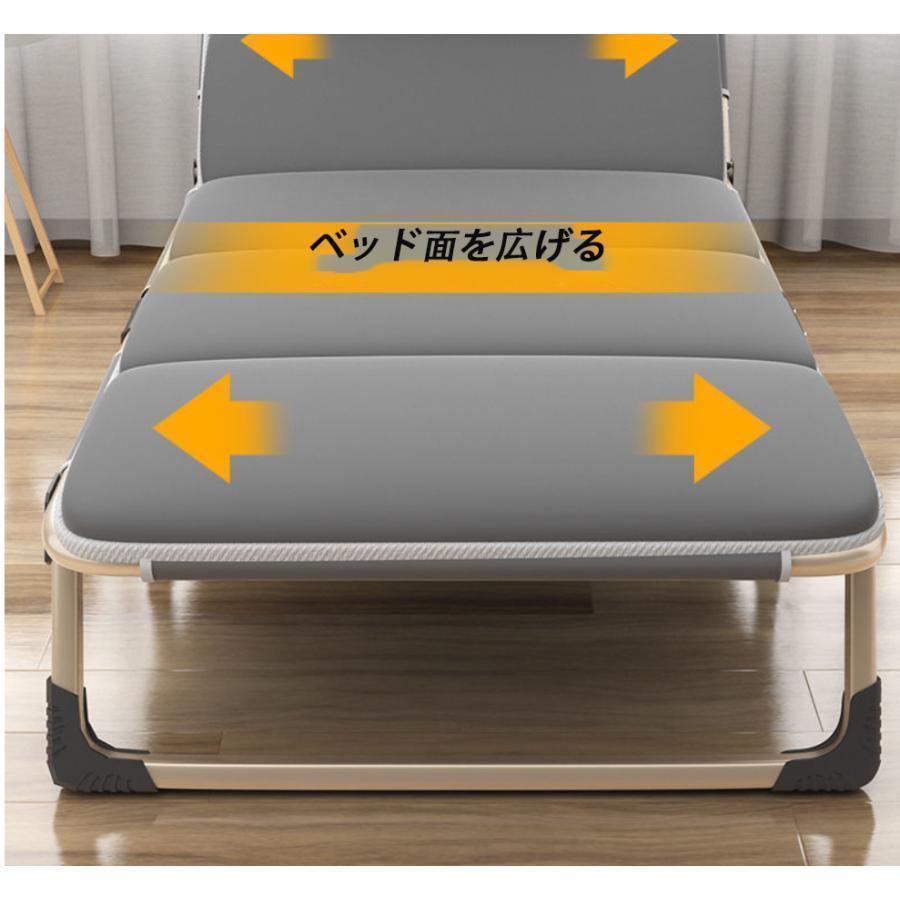 折りたたみベッド ベッド オフィス 昼寝 シングル コンパクト 簡単収納 6段階リクライニング 簡易ベッド おしゃれ ソファーベッド 一人暮らし プレゼント |  | 09