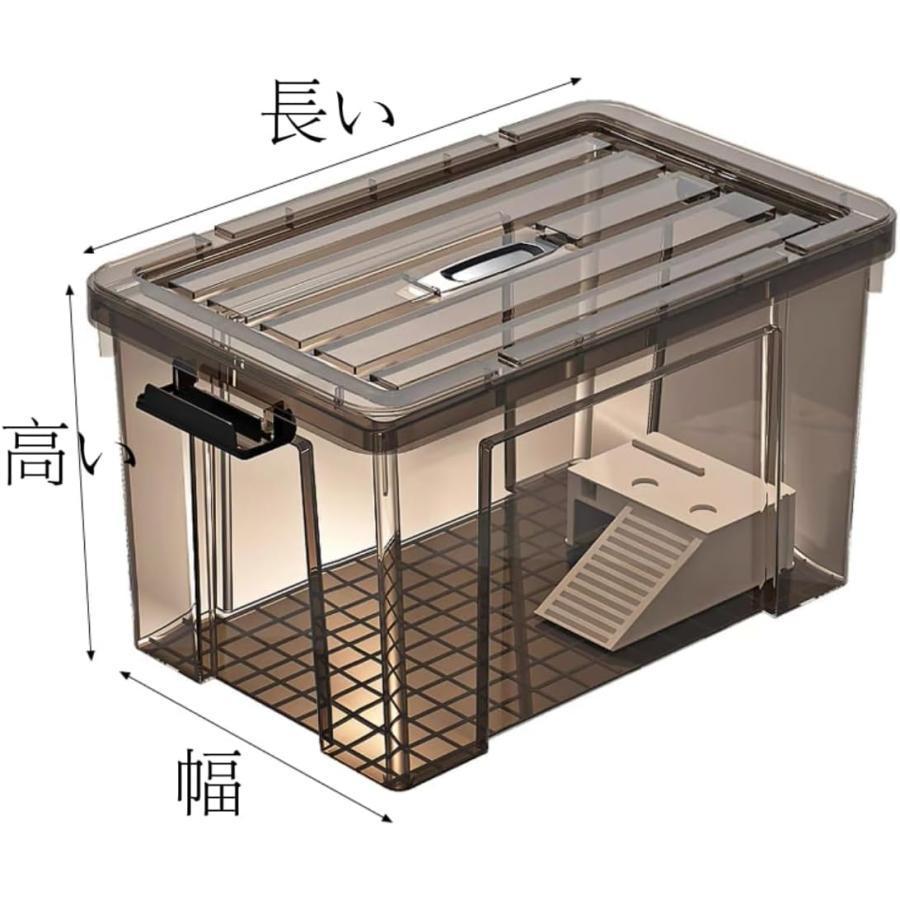 亀飼育用水槽 亀水槽 大型プラスチック水槽 大型カメ飼育ケース 亀用品 カメの家カメ飼育ケージ トカゲ ケージ 爬虫類テラリウムタンク 昆虫飼育ケース | ブランド登録なし | 03