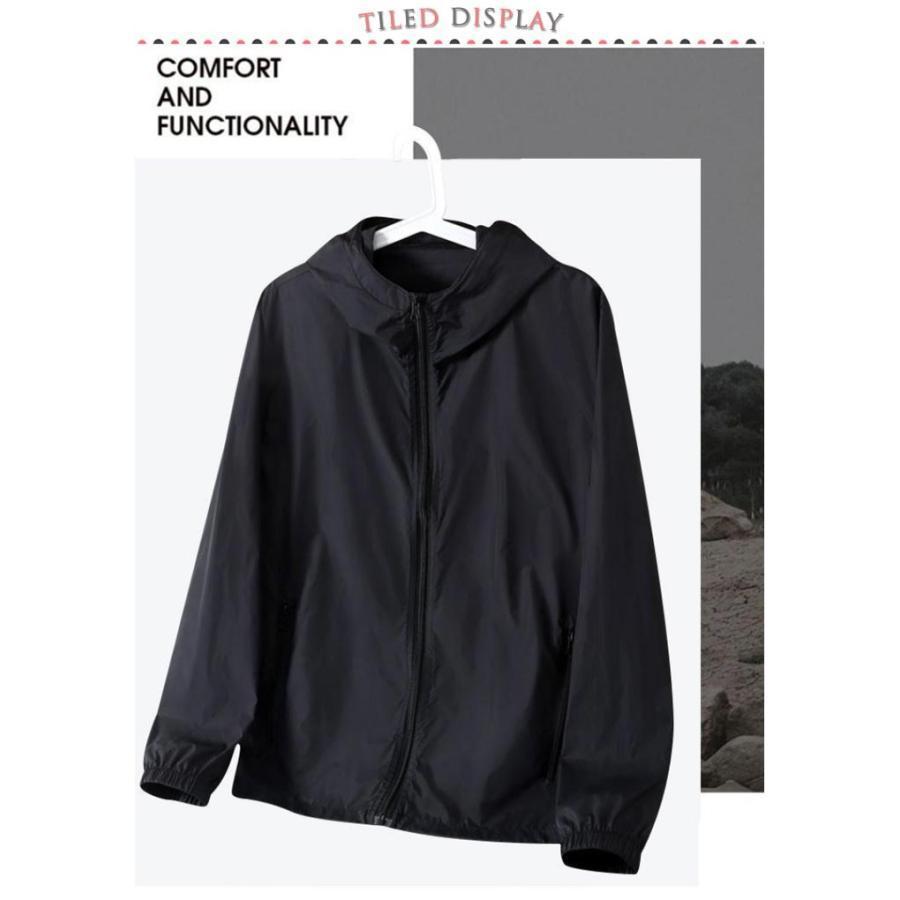 夏 吸汗速乾 メンズ upf50 uvカット 涼しい 超軽量 UVカット 冷感 接触冷感 サマージャケット 海 UVパーカー 冷感 ラッシュガード | ブランド登録なし | 08