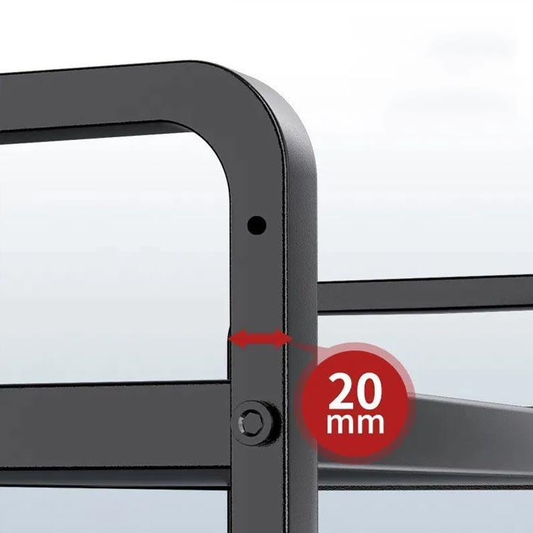 キッチン収納 ラック レンジ上 レンジ棚 レンジ上ラック 伸縮 1段 レンジ台 キッチンラック カウンター上 大型レンジ対応 電子レンジ台 長さ38- | ブランド登録なし | 04