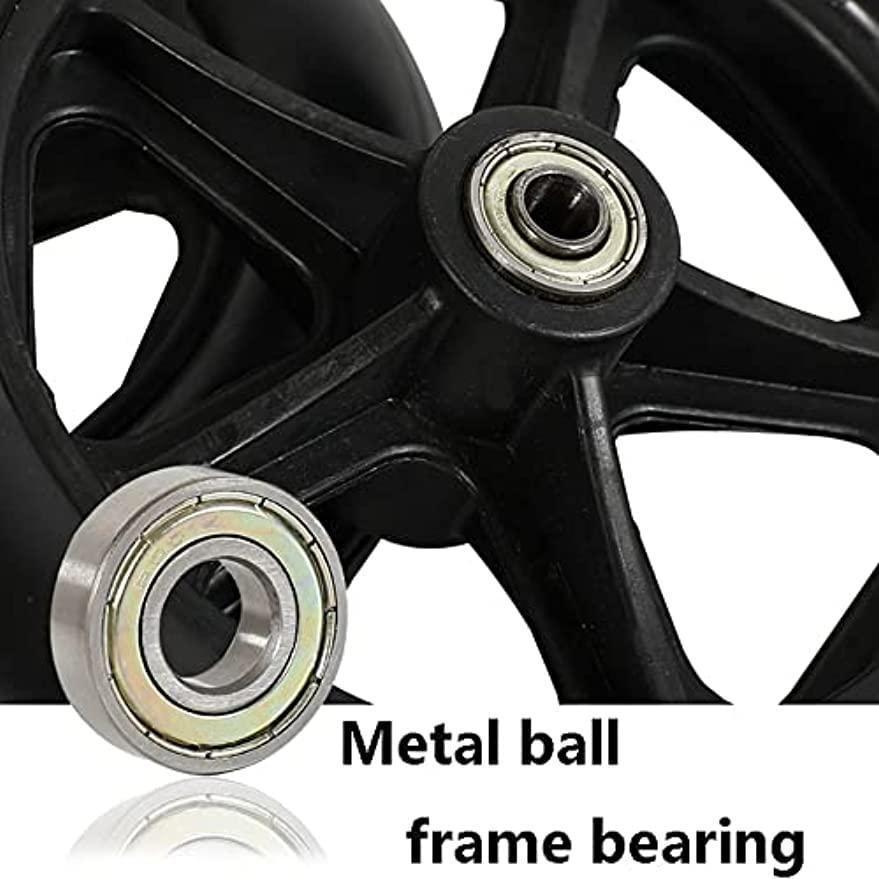 2個 車椅子用ホイール 車いす フロントキャスター ホイール 交換部品 6/7/8インチ 車椅子用ソリッドタイヤフロントホイール 車椅子 アクセサリー | ブランド登録なし | 03