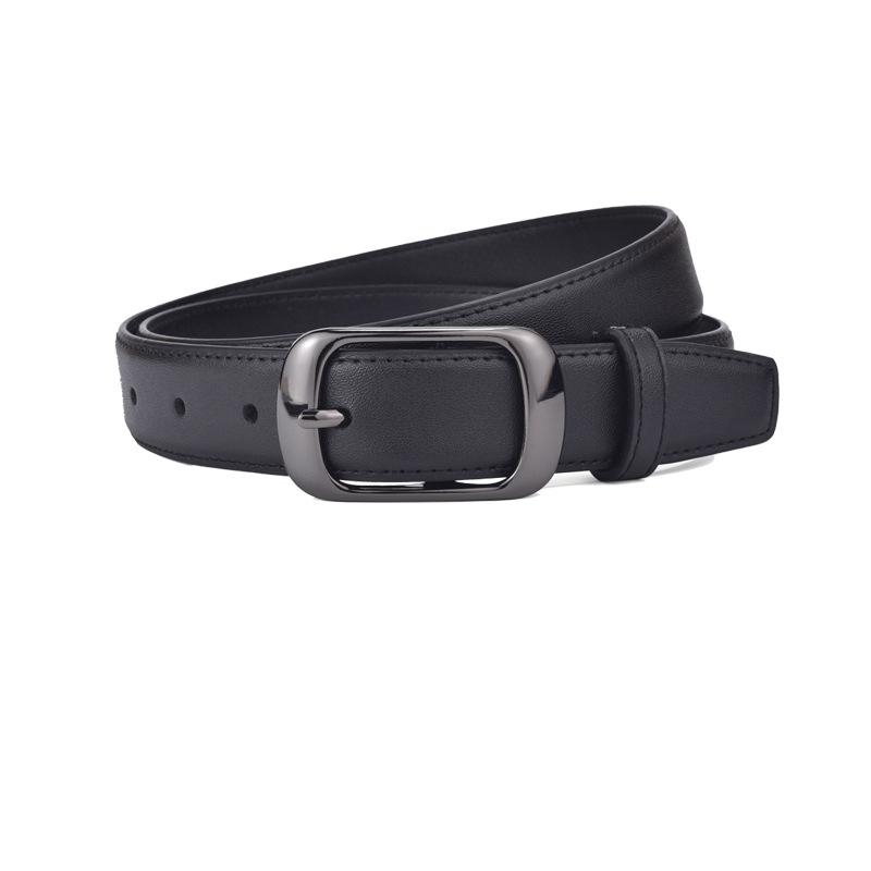 ベルト レディース 本革 牛革 細ベルト 太めベルトスリムベルト 調節 通勤 通学 カジュアル コーデ ファッション シンプル かわいい おしゃれ 20代30代40代50代 | ブランド登録なし | 02