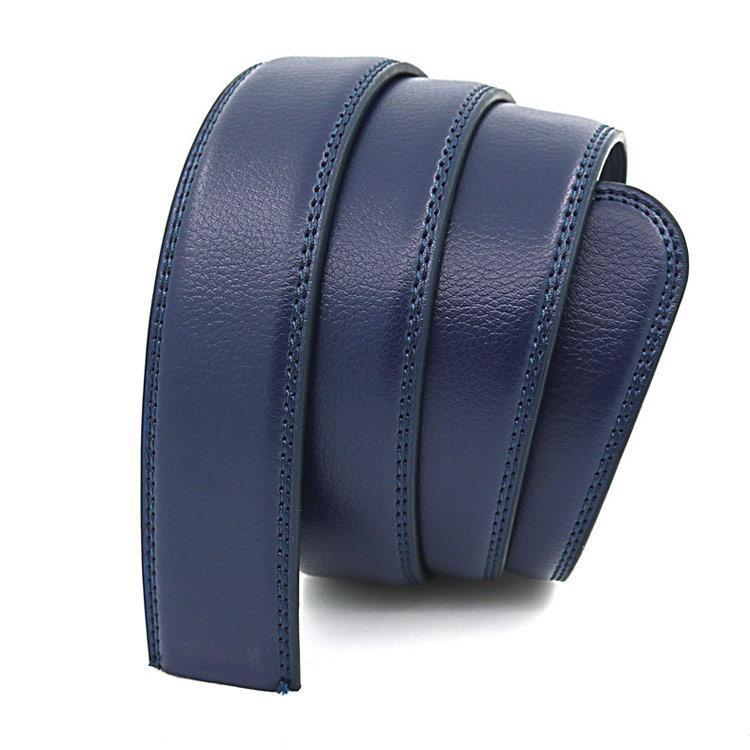 ベルト バックルなし ゴルフ メンズ ベルトのみ 35mm 本革 穴なし 帯のみ 革のみ 交換用 替えベルト ベルト革のみ 無段階 オートロック | ブランド登録なし | 01