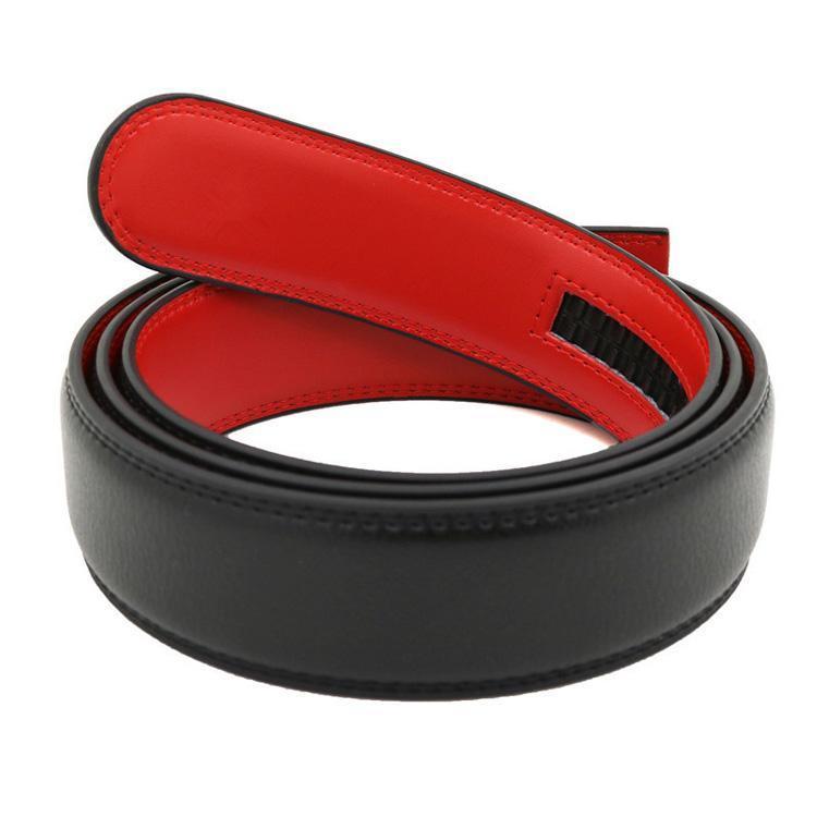 ベルト バックルなし ゴルフ メンズ ベルトのみ 35mm 本革 穴なし 帯のみ 革のみ 交換用 替えベルト ベルト革のみ 無段階 オートロック | ブランド登録なし | 05