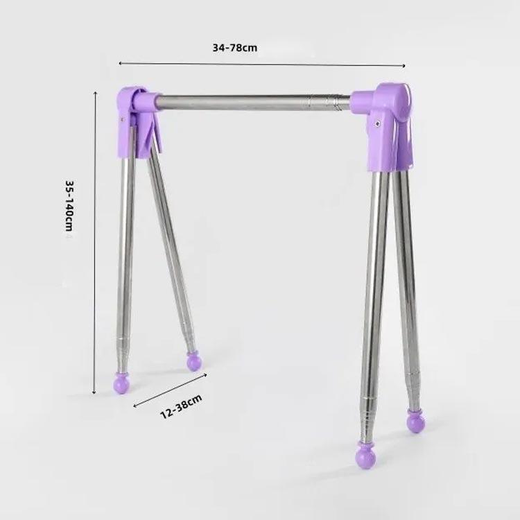 洗濯物干し 収納 出張 伸縮タイプ 旅行用 タオル干し ベランダ 室内 屋外 部屋干し 室内干し 折りたたみ 軽量 組立不要 室内干し ハンガーラック | ブランド登録なし | 03