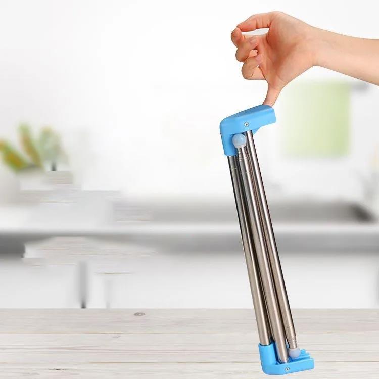 洗濯物干し 収納 出張 伸縮タイプ 旅行用 タオル干し ベランダ 室内 屋外 部屋干し 室内干し 折りたたみ 軽量 組立不要 室内干し ハンガーラック | ブランド登録なし | 04