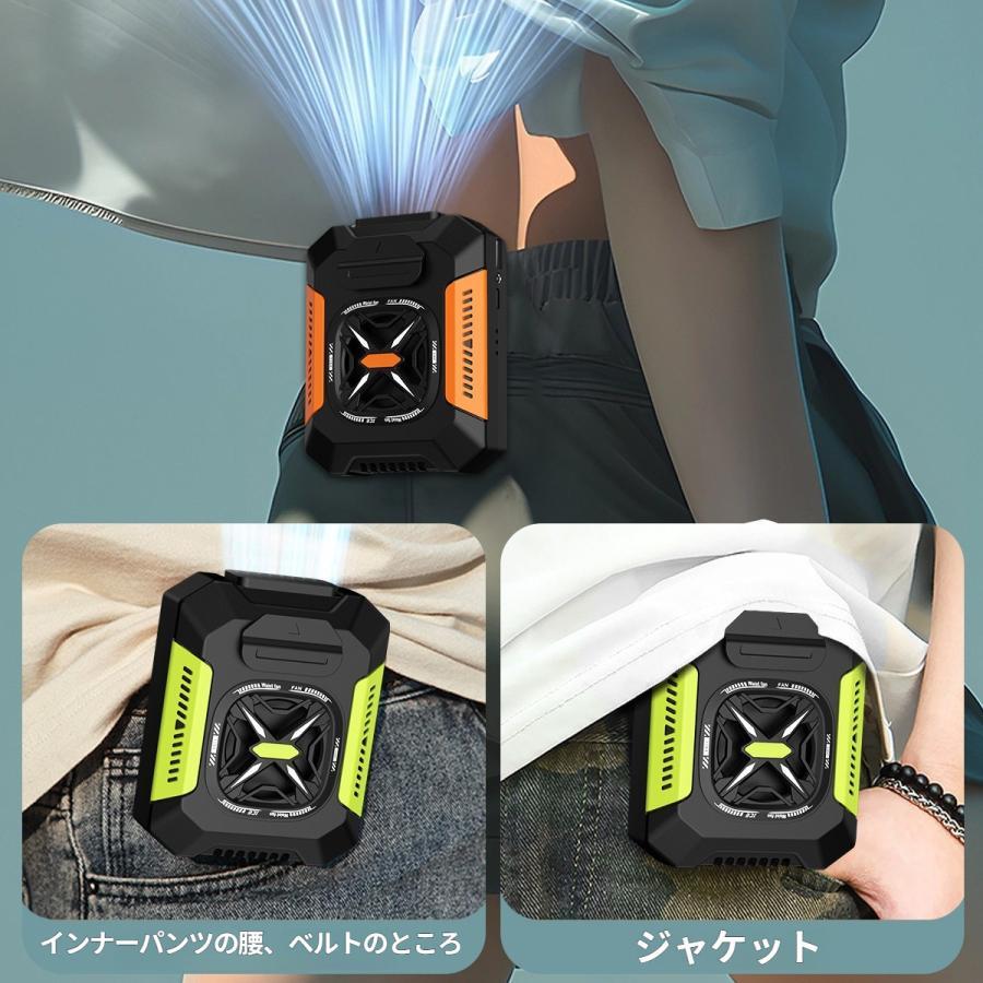 ４WAY腰掛けファン 冷風機 4WAY扇風機 5000mAh 携帯扇風機 ベルトファン 【ライト+モバイルバッテリー機能】3段階風量調節 静音 瞬間冷却 熱中症対策 |  | 01