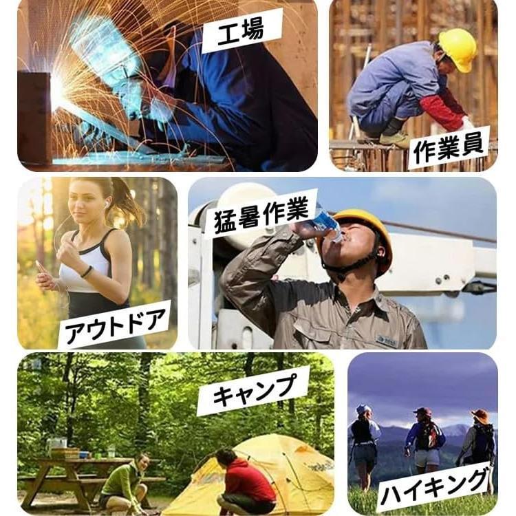 ４WAY腰掛けファン 冷風機 4WAY扇風機 5000mAh 携帯扇風機 ベルトファン 【ライト+モバイルバッテリー機能】3段階風量調節 静音 瞬間冷却 熱中症対策 |  | 04