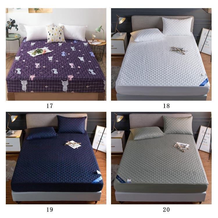 防水 マットレスカバー ベッドシーツ ボックスシーツ キルティング セミダブル ダブル ワイドダブル クイーン キング 120×200 150×200 | ブランド登録なし | 10