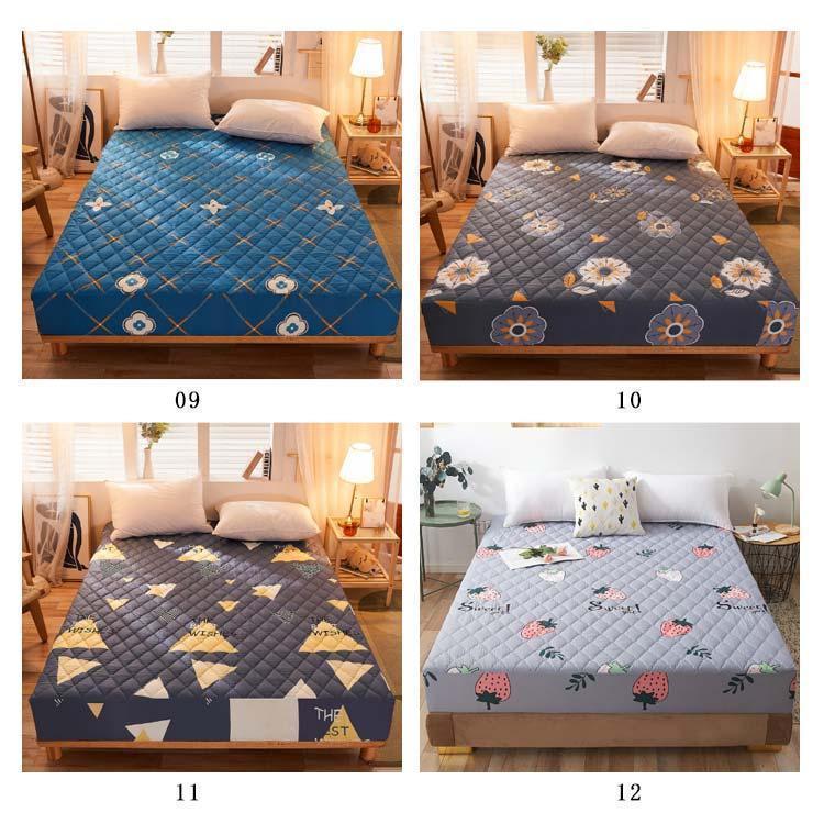 防水 マットレスカバー ベッドシーツ ボックスシーツ キルティング セミダブル ダブル ワイドダブル クイーン キング 120×200 150×200 | ブランド登録なし | 08