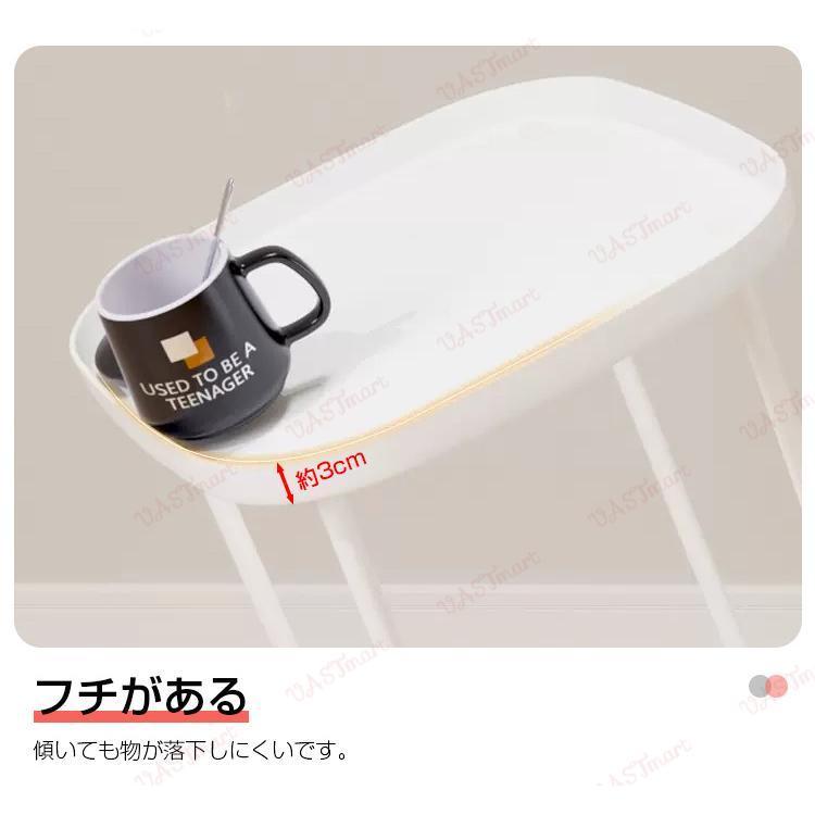 サイドワゴン キャスター付き サイドテーブル おしゃれ 2段 ミニテーブル ナイトテーブル ベッド ソファ ワゴン 部屋 おもちゃ 本 小物 収納 | ブランド登録なし | 10