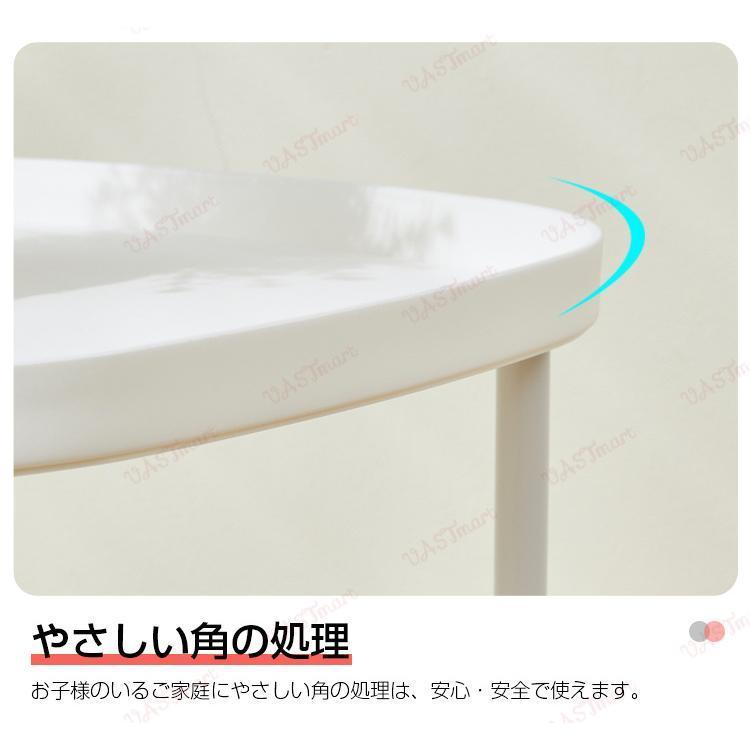 サイドワゴン キャスター付き サイドテーブル おしゃれ 2段 ミニテーブル ナイトテーブル ベッド ソファ ワゴン 部屋 おもちゃ 本 小物 収納 | ブランド登録なし | 11