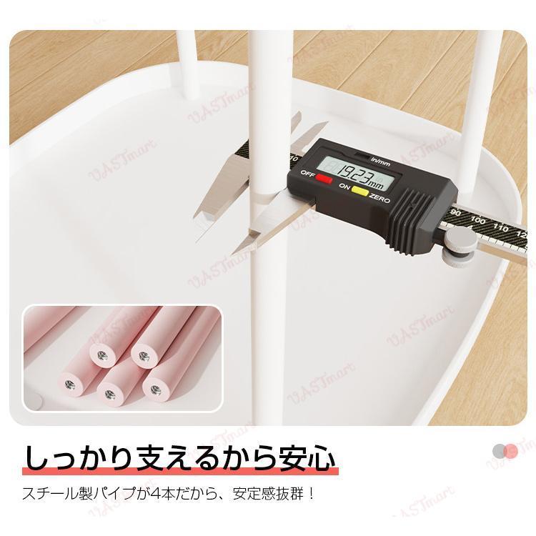 サイドワゴン キャスター付き サイドテーブル おしゃれ 2段 ミニテーブル ナイトテーブル ベッド ソファ ワゴン 部屋 おもちゃ 本 小物 収納 | ブランド登録なし | 12