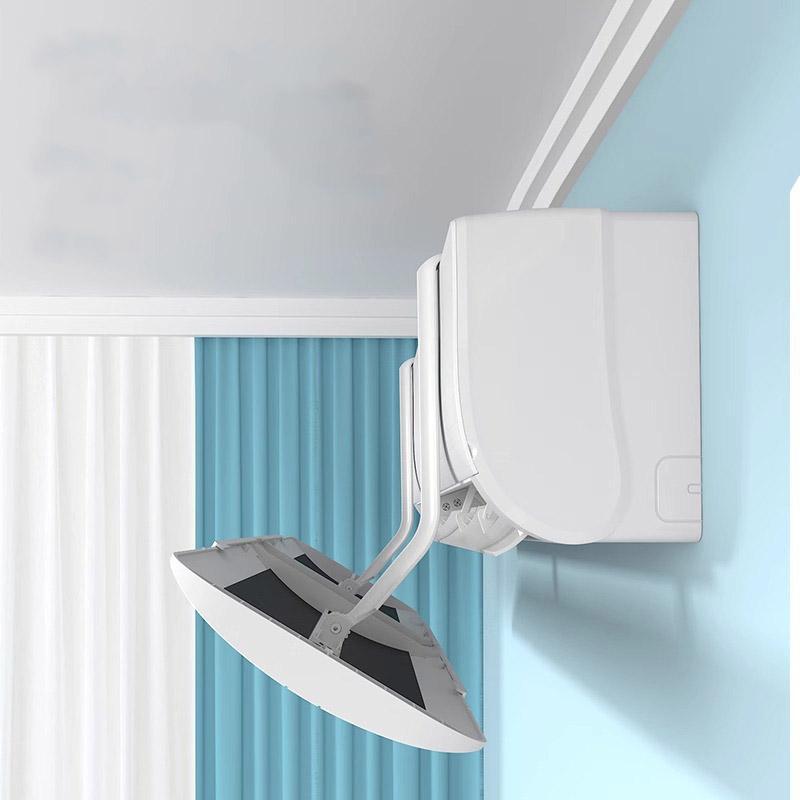 エアコン用風よけカバー 空調風止め 冷房 暖房 角度調節可能 55-85cm クーラー風止め 直撃風止め テープ不要 作業用具不要 取り付け簡単 | ブランド登録なし | 02