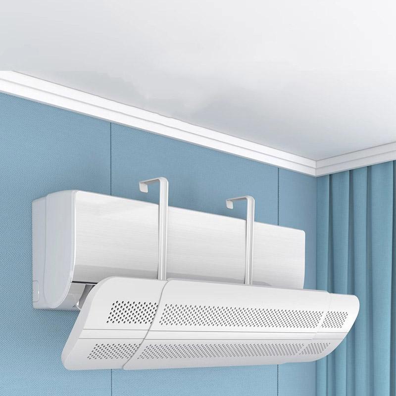 エアコン用風よけカバー 空調風止め 冷房 暖房 角度調節可能 55-85cm クーラー風止め 直撃風止め テープ不要 作業用具不要 取り付け簡単 | ブランド登録なし | 03