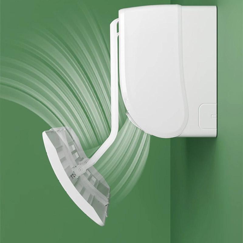 エアコン用風よけカバー 空調風止め 冷房 暖房 角度調節可能 55-85cm クーラー風止め 直撃風止め テープ不要 作業用具不要 取り付け簡単 | ブランド登録なし | 06