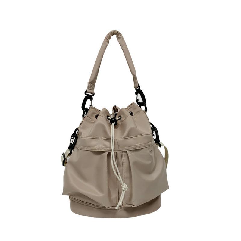 ショルダーバッグ レディース 巾着バッグ 3way 肩掛け 斜め掛け 手提げ 大容量 多収納 ハンドバッグ 大きめ A4 軽量 通勤 通学 おしゃれ | ブランド登録なし | 03