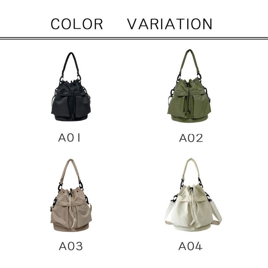 ショルダーバッグ レディース 巾着バッグ 3way 肩掛け 斜め掛け 手提げ 大容量 多収納 ハンドバッグ 大きめ A4 軽量 通勤 通学 おしゃれ | ブランド登録なし | 05