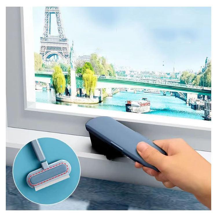 2個セット 掃除ブラシ 抜け毛取り 4in1 多機能 猫の毛取り 毛玉取り 窓掃除道具 ガラススクレーパー 猫 犬用 抜け毛クリーナー 猫毛取りブラシ | ブランド登録なし | 16