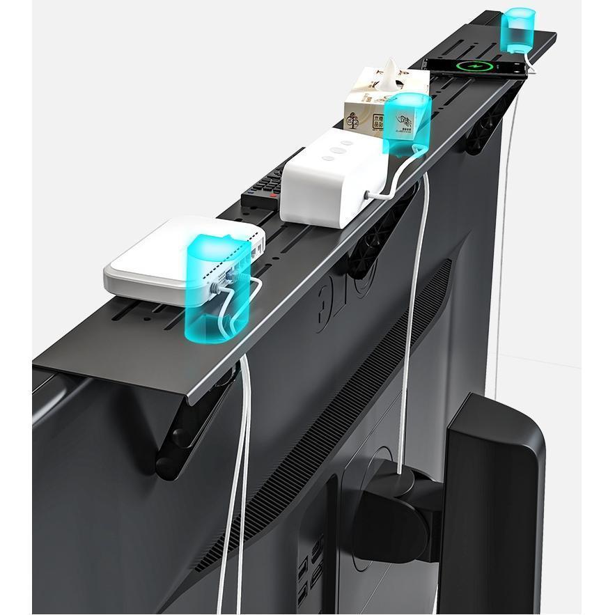 テレビ上ラック テレビ上 ラック 棚 ディスプレイ上 リモコン置き場 収納 テレビ裏 テレビ 背面 テレビ周り | ブランド登録なし | 09