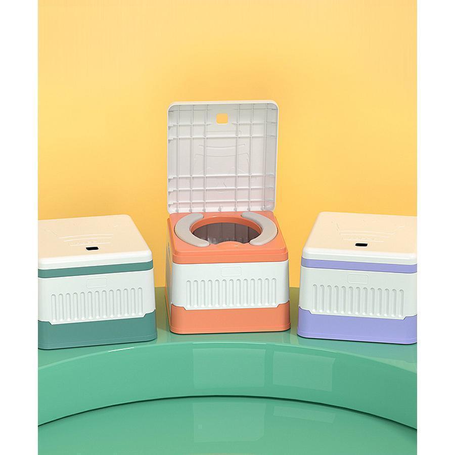 簡単トイレ 子供用 折りたたみ式 簡易ポータブルトイレ 車載 掃除簡単 処理袋 緊急トイレ 非常用 断水 地震 防災グッズ 災害 キャンプ アウトドア 非常用 | ブランド登録なし | 14