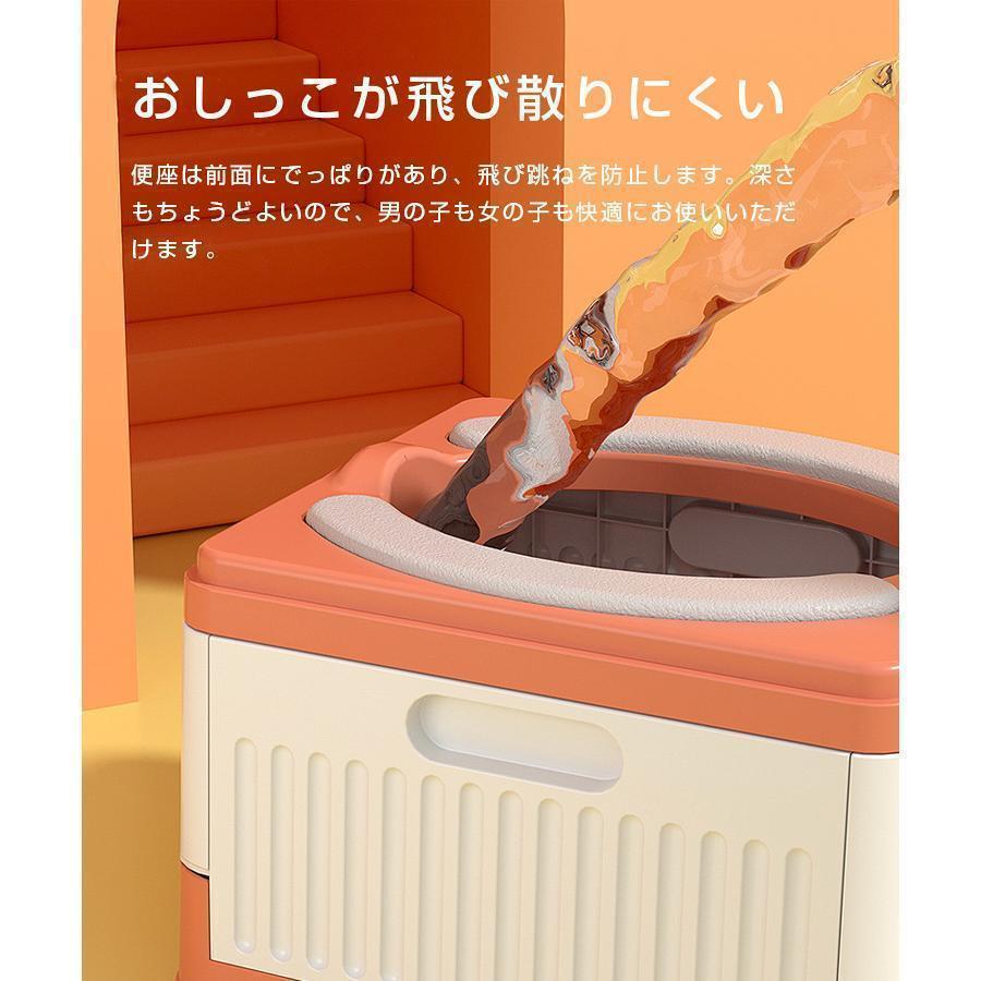 簡単トイレ 子供用 折りたたみ式 簡易ポータブルトイレ 車載 掃除簡単 処理袋 緊急トイレ 非常用 断水 地震 防災グッズ 災害 キャンプ アウトドア 非常用 | ブランド登録なし | 06