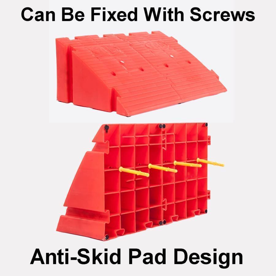 ステップスロープ、車椅子スロープ、2パックステップスロープ、階段スロープ、縁石スロープ、車用スロープ、軽量滑り止め縁石スロープ、家庭用車椅子用スロープ | ブランド登録なし | 03